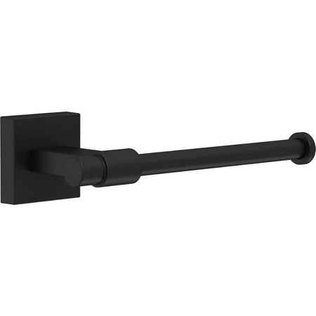 Franklin Brass MAX51-FB Maxted Single Post Toilet Paper Holder, Flat Black