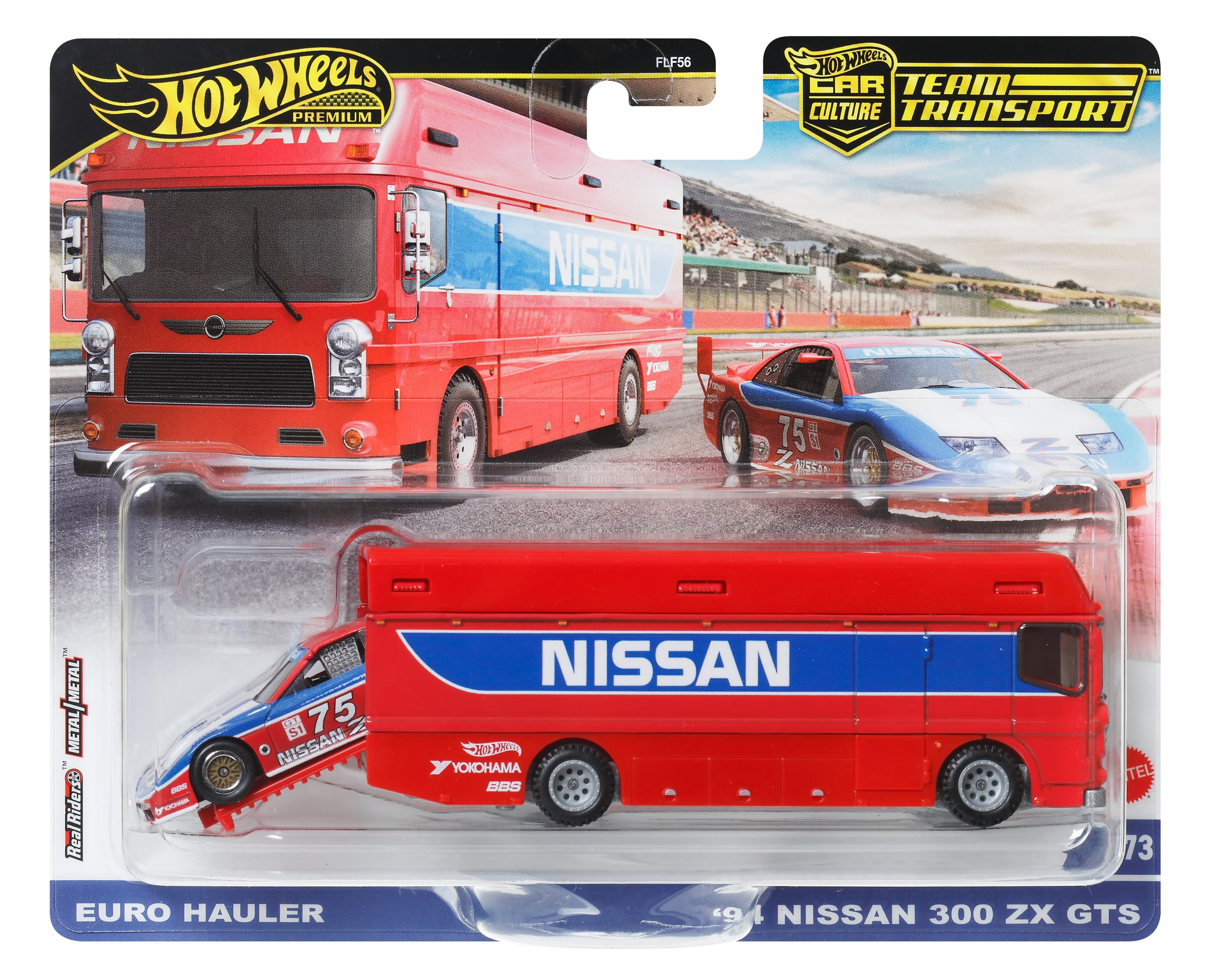 ミニカー Hotwheels FAST&FURIOUS TEAM TRANSPORT Hot Wheels Team Transport Truck & Race Car, Gift for Racing