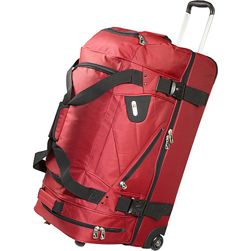 FUL Tour Manager Deluxe 30in Rolling Duffel Bag, Retractable Pull