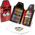 thumbnail image 3 of Kit arte Crayola Tip 50 pzs., Regalo arte escarlata para niños+5, Incluye crayones, marcadores Pip-Squeaks, lápices, hojas y sacapuntas en estuche viaje Crayola Tip, 3 of 3