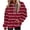 Red, variant on Women's Fashionable Loose Casual Long Sleeved Sweatshirt Hooded Pocket Hoodie Solid Color Top Red S