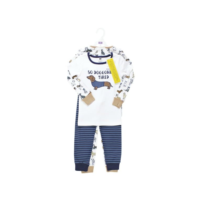 期間限定 数量限定 Pajamas, Toddler Baby Hudson 2-Pack, 12M-5T Sizes 4-Piece, ベビー