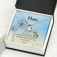 thumbnail image 4 of To Mom Remembrance Message Somewhere in heaven Forever Necklace w Message Card, 4 of 8