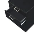 thumbnail image 3 of Glossy Black Chrome File Cabinet, 3 of 5