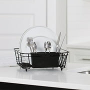 Better Houseware 1420/E 2-Piece Dish Drainer (Black)