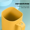 thumbnail image 3 of Rinsing Cup with Handle, Plastic Mouthwash Cup for Bathroom, Stackable Toothbrush Holder, Creative Design, Thickened for Daily Dental Care and Oral Hygiene, 3 of 6