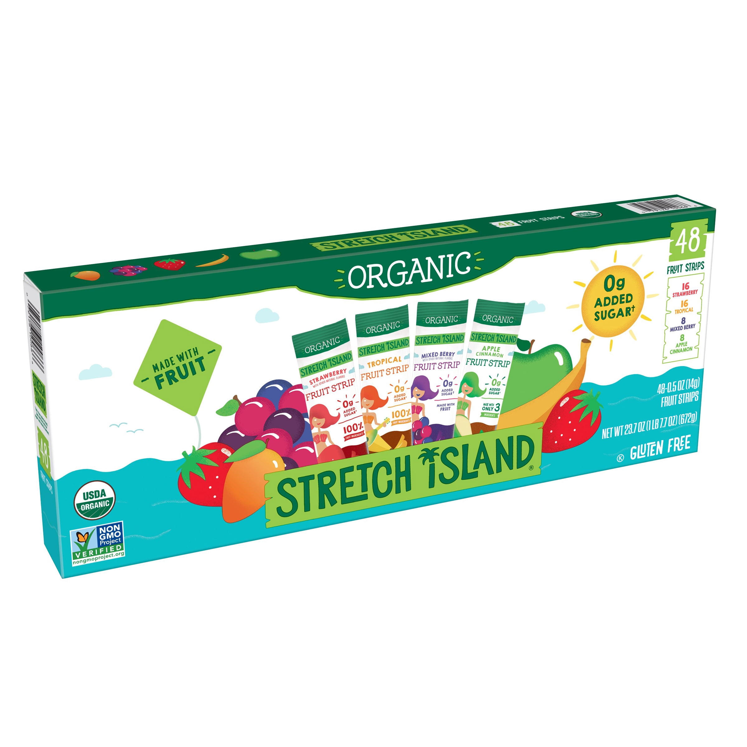 Stretch Island Fruit Leathers Variety Pack, 48 ct, 0.5 oz
