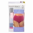 thumbnail image 5 of Ellen Tracy Essentials Women's 4 Way Stretch Flexible Fit Seamless Brief, 5 Pack (Fuchsia, S), 5 of 6