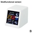 thumbnail image 1 of Desktop Smart Weather Station LED LCD Digital Clock HOT WiFi 2023 P6Q0, 1 of 9