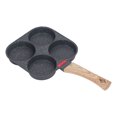 thumbnail image 1 of Egg Frying Pan, Pancake Frying Pan Practical Comfortable Handle  For Omelettes For Ceramic Hobs 4 Holes,3 Holes, 1 of 8