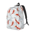 thumbnail image 2 of Daiia Koi Fish Corals,Spring Summer Vintage Canvas Backpack for Men and Women ,Hiking Backpack,Travel Laptop Bag for School,Large Capacity Backpack, 2 of 8