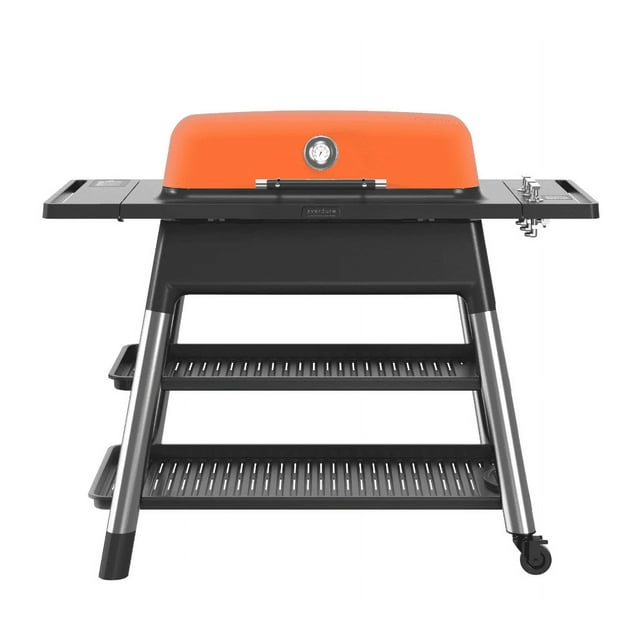 Everdure Furnace 3 Burner Gas BBQ Grill - Matte Orange