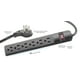 thumbnail image 2 of Power Strip STEREN de 6 salidas con enchufe de 90 grados, cable de 3 pies, 2 of 8