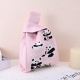 thumbnail image 5 of Unique Bargains 1 Pc Knitted Wrist Bag Cute Animal Pattern Gift Bag Pink, 5 of 5