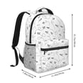 thumbnail image 2 of Disketp Airplane Mochila Estampada para Hombre y Mujer – Mochila Ligera Clásica con Múltiples Bolsillos para Universidad, Trabajo y Viajes-One Size, 2 of 5