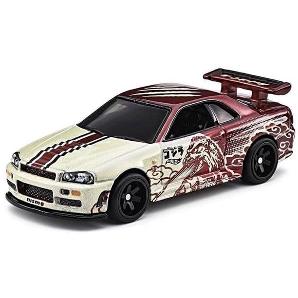 Hot Wheels Nissan Skyline GT-R BNR34 Godzilla Pop Culture Premium