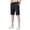 Black, variant on Men's Summer Loose Pocket Shorts Are Casual and Comfortable Breathable Sports Shorts Ski Training Shorts