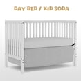 thumbnail image 2 of 5-In-1 Convertible Crib, New Zealand Pinewood Baby Bed,Baby Crib With 3 Height Adjustment, Non-Toxic Finish, Easy to Assemble, White, 2 of 13