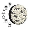thumbnail image 4 of Goofa Vintage Moon Fox Pattern Universal Tire Cover for Jeep, SUV, Truck, and Trailer – Waterproof, UV-Resistant,Easy to Install, Fits 14"-17" Tires-16 inch, 4 of 6