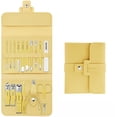 thumbnail image 1 of Nail Clippers Portable Set,Manicure Set 16pcs/set Stainless Steel Nail Clippers Set,Beauty Manicure Kit,Nail Trimming Tools,Professional Manicure Kit with Storage Tools (Yellow(16PCS/Set)), 1 of 7