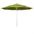 thumbnail image 1 of California Umbrella ALTO118002-SA11-DWV Venture Silver Market Umbrella, Ginkgo - 11 ft. x 8 Ribs, 1 of 2