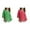 Red 1PCS & Green 1PCS, variant on LUOGENLI 2 Pack Children Girls' Shirt 3/4 Sleeve Linen Blouse Leisure Top Elegant Top Girls T Shirt Crew Neck Plain Blouse 3 15 Years Shirts for Girls 12-14 Years Old 120