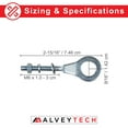 thumbnail image 2 of AlveyTech Heavy Duty Rear Axle Chain Tensioner Adjusting Assembly for ATVs, Dirt Bikes & Mini Bikes, 2 of 5