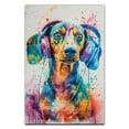 thumbnail image 3 of Hudo Dachshund Dog Canvas Wall Art Music Decor, Dog Pictures Poster Animal Painting Dog Listening Music Poster for Music Room Decor Living Home Decoration, 3 of 5