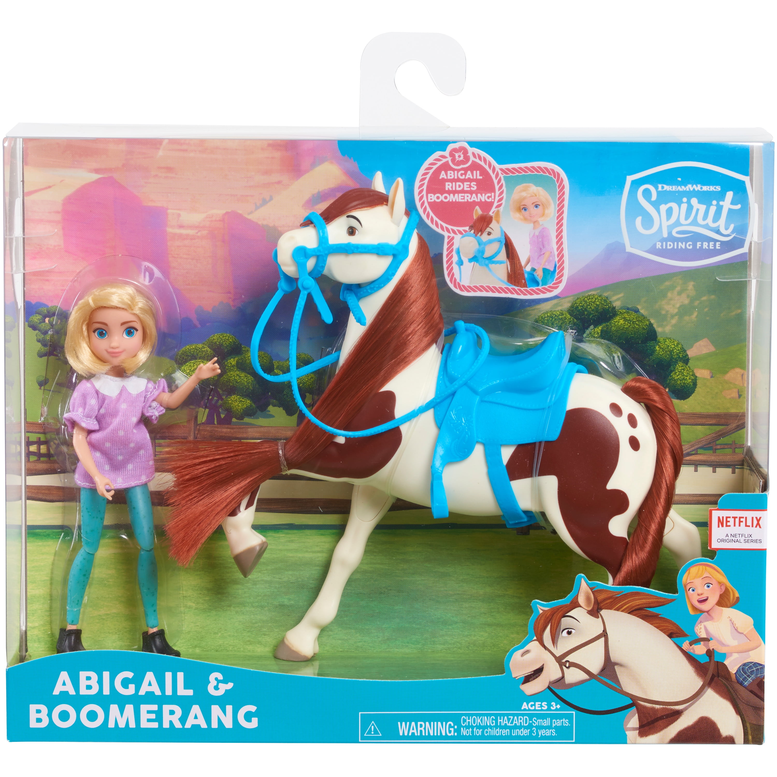 Spirit Riding Free Doll & Horse - Abigail & Boomerang - Walmart.com