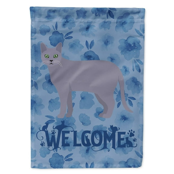 Carolines Treasures CK4902GF Korat 1 Cat Welcome Flag Garden Size Small multicolor