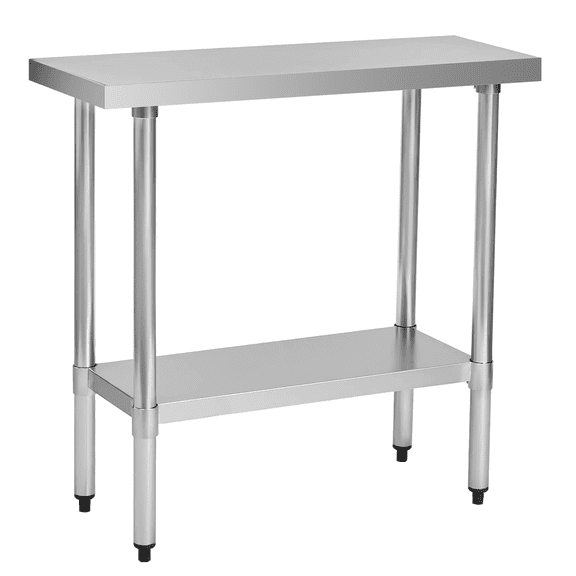18" x 36" 18-Gauge Stainless Steel Commercial Work Table