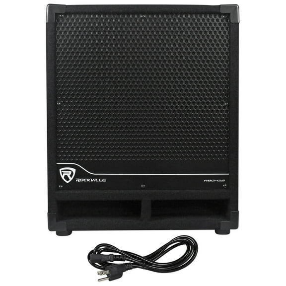 New Rockville RBG12S 12" 1400w Powered Subwoofer Sub For Church Sound Systems