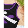 thumbnail image 7 of Lejafay Boys Gymnastics Leotard Tank Top Bodysuit for Kids Athletic Ballet Dance Bodysuit One Piece Purple 12, 7 of 7