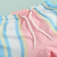 thumbnail image 6 of FNNMNNR Children‘s Casual Beach Shorts Summer Boys Fashion Printing Drawstring Waist Swim Trunks, 6 of 7