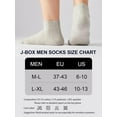 thumbnail image 7 of ShengRui Mens Multi-Pack Cotton Socks Thin Breathable Summer Comfort Low Cut Socks, 7 of 7