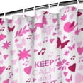 thumbnail image 3 of Pink Breast Cancer Shower Curtain 36"x72" ,Bathroom Decorative Shower Curtains Set with 12 Hooks,Modern Waterproof Washable Shower Curtain, 3 of 6