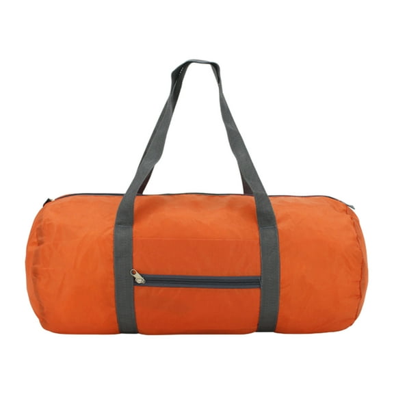 Fasiaou Duffel Bag Foldable Gym Bag for Men Women Duffle Bag Lightweight with Inner Pocket for Travel Sports(Orange)