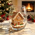 thumbnail image 2 of Cute Christmas Collection Commemorative Glass Cup Large Capacity 2D Printed Glass For Daily Drink Holiday Table Decor Gift, 2 of 8