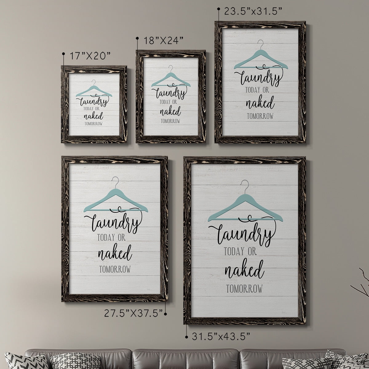 Naked Tomorrow - Premium Framed Canvas 2 Piece Set - Ready to Hang