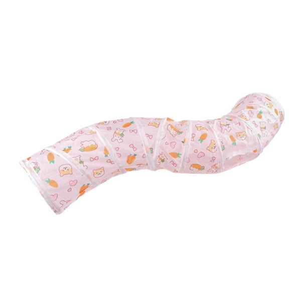 Tubo de túnel de gato de mascota para gatos interiores, con bola divertida actividad de escondite de escondite juguete para mascotas caseras conejos S formado a través de