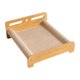 thumbnail image 1 of Cama rascadora para gatos, protector de muebles, tabla rascadora duradera, manta para gatos, juguete acogedor para gatos Marrón claro, 1 of 9
