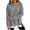 Gray, variant on FAIWAD Crew Neck Sweatshirts Women Long Sleeve Side Slits Pullover Tops Loose Layered Sweatshirts