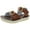 Tan, variant on Salt Water Sandals Girls Surfer Toddler Buckle Flat Sandals