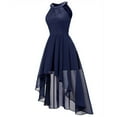 thumbnail image 3 of Viikei Plus Size Sleeveless Dress for Women Slim Party Long Dress, 3 of 6