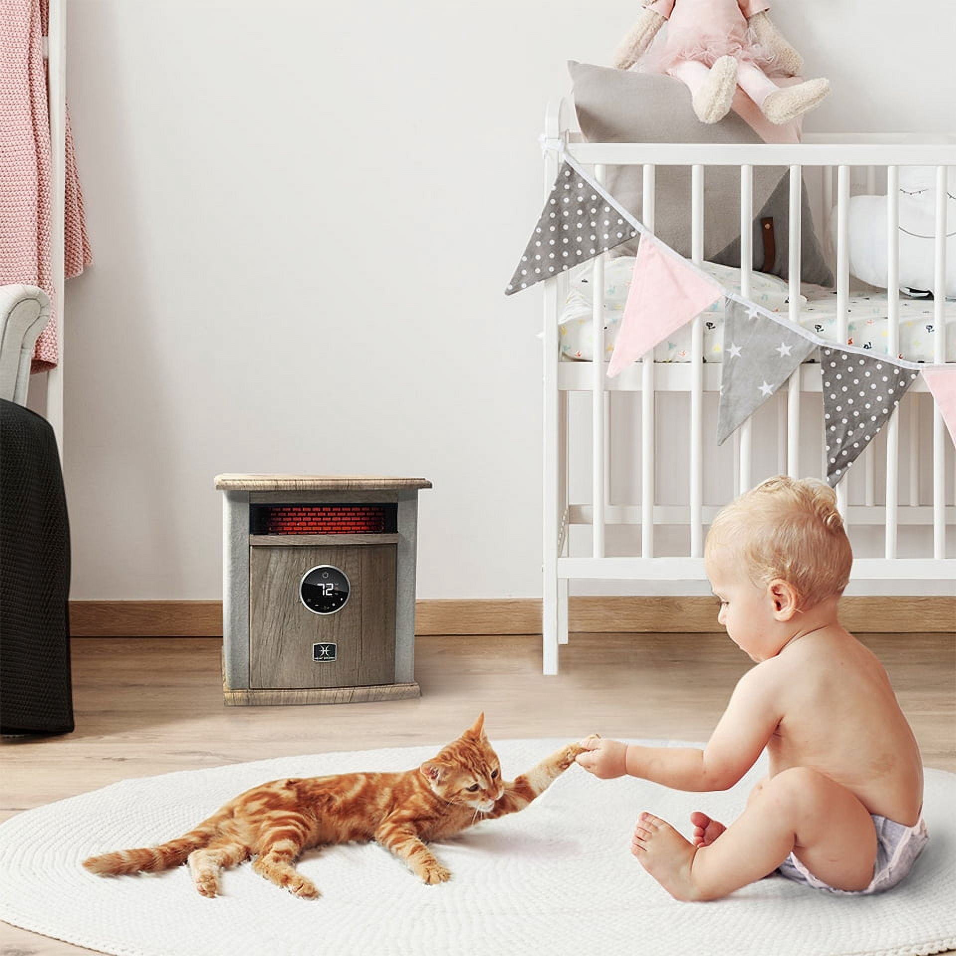 Heat Storm Logan Deluxe Infrared 1500W Space Heater, Indoor, Tan,  HS-1500-ILODT - Walmart.com