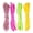 02, variant on 4Pcs 4mm 7 Strands Colorful Polyester Paracord Rope for Bracelets Keychain Crafting