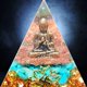 thumbnail image 2 of Eléctrico Decorativa Pirámide de cristal natural Piedra curativa Chakra Reiki Decoración para el hogar y la oficina (I), 2 of 9