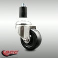 thumbnail image 2 of 3.5 Inch 316SS Soft Rubber Wheel Swivel 1-5/8 Inch Expanding Stem Caster SCC, 2 of 2