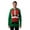 Green - Santa, variant on #followme Mens Ugly Christmas Sweater - Sweaters for Men 6774-10195-S (Green - Santa Sees You, XX-Large)