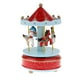 thumbnail image 1 of Caja de carrusel Musical de 4 caballos perfecl Rosa Azul Rojo, 1 of 8